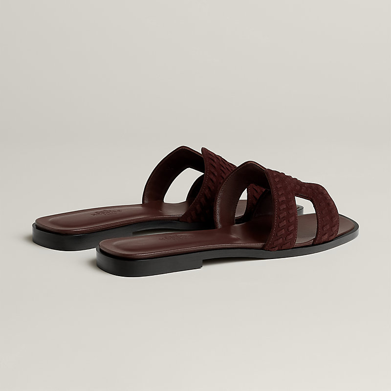 HERMÈS ブラウン スライドサンダル Oran sandal - Brown | Hermès USA